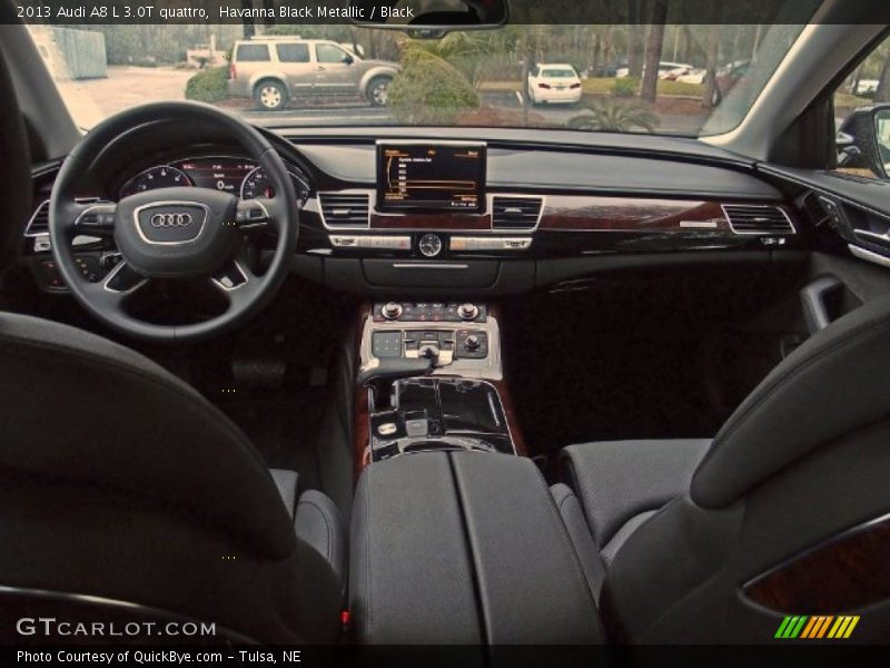 Havanna Black Metallic / Black 2013 Audi A8 L 3.0T quattro