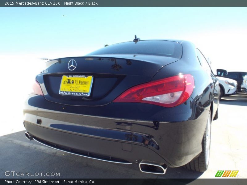 Night Black / Black 2015 Mercedes-Benz CLA 250