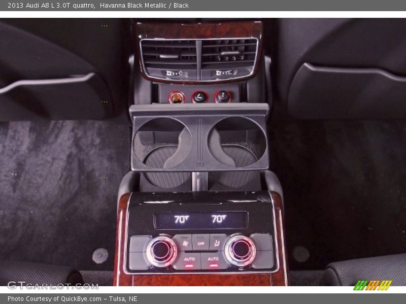 Havanna Black Metallic / Black 2013 Audi A8 L 3.0T quattro