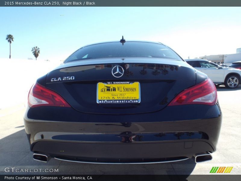 Night Black / Black 2015 Mercedes-Benz CLA 250