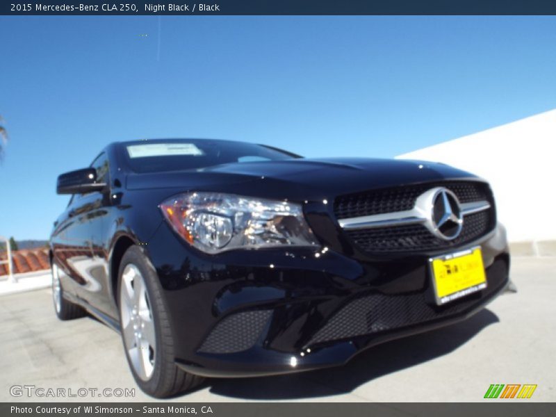 Night Black / Black 2015 Mercedes-Benz CLA 250