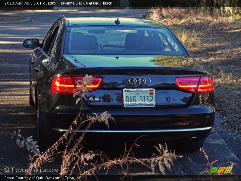 Havanna Black Metallic / Black 2013 Audi A8 L 3.0T quattro
