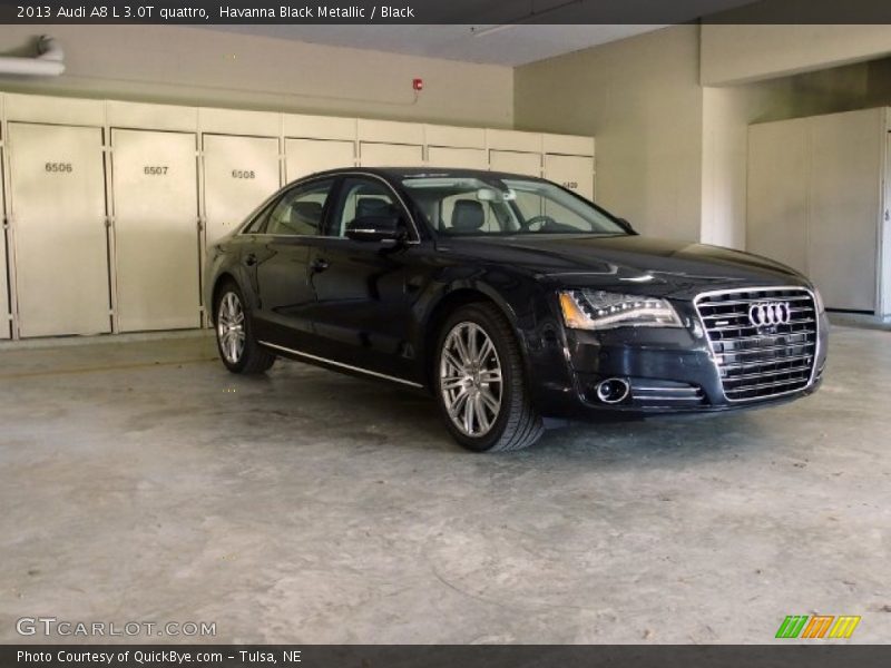 Havanna Black Metallic / Black 2013 Audi A8 L 3.0T quattro