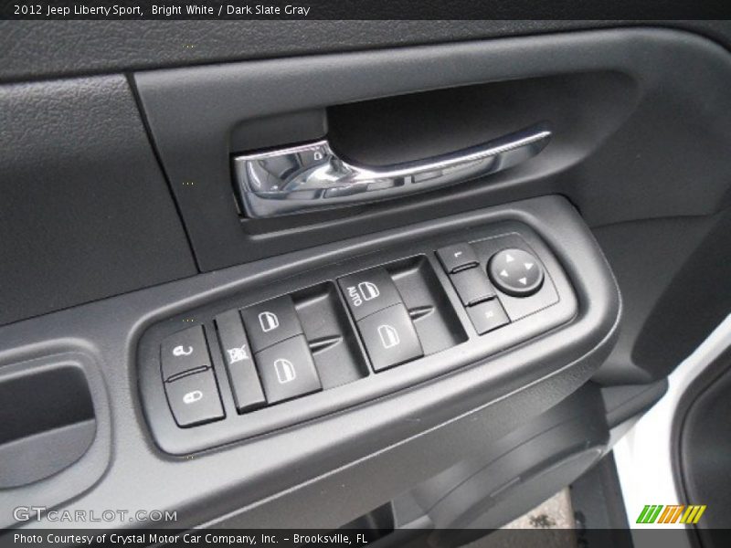 Bright White / Dark Slate Gray 2012 Jeep Liberty Sport