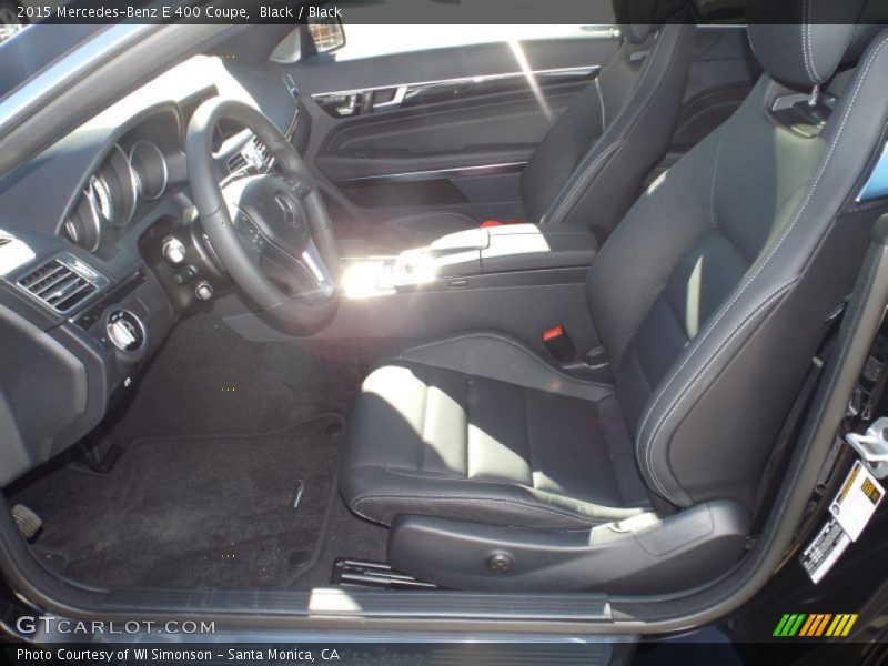 Black / Black 2015 Mercedes-Benz E 400 Coupe