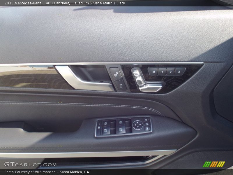 Palladium Silver Metallic / Black 2015 Mercedes-Benz E 400 Cabriolet
