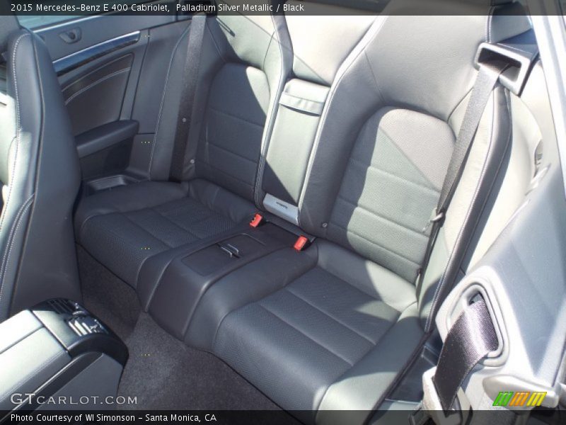 Palladium Silver Metallic / Black 2015 Mercedes-Benz E 400 Cabriolet