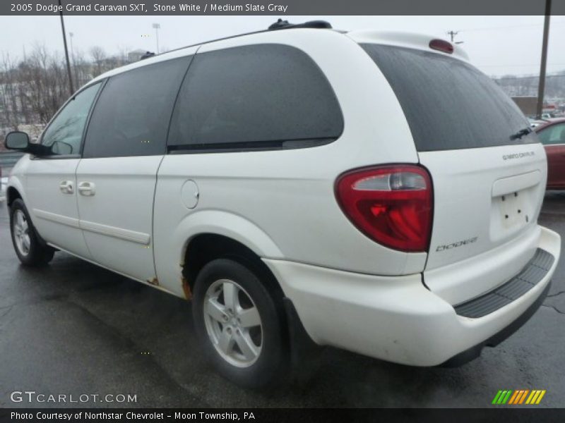 Stone White / Medium Slate Gray 2005 Dodge Grand Caravan SXT
