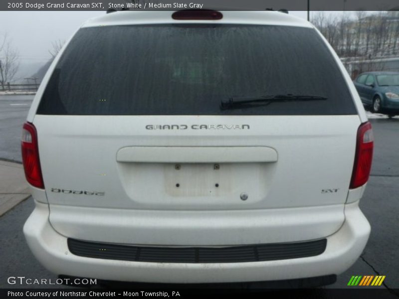 Stone White / Medium Slate Gray 2005 Dodge Grand Caravan SXT