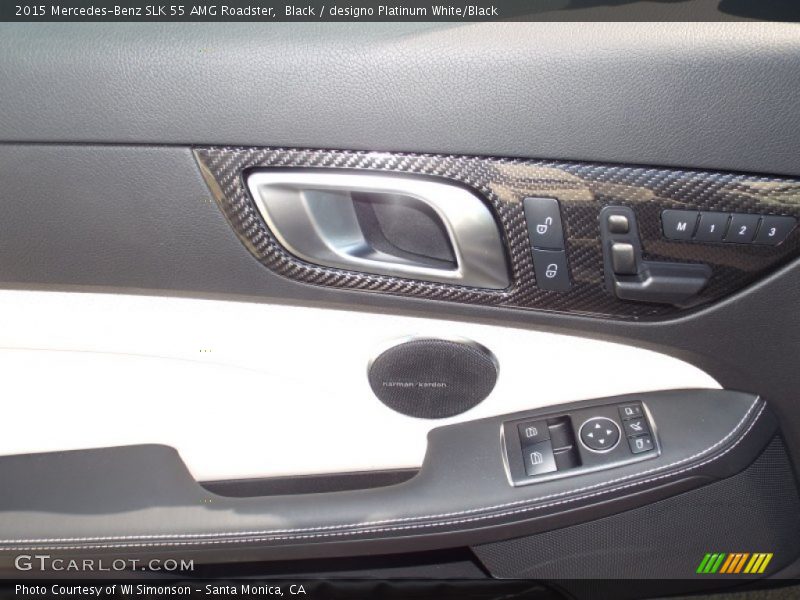 Black / designo Platinum White/Black 2015 Mercedes-Benz SLK 55 AMG Roadster