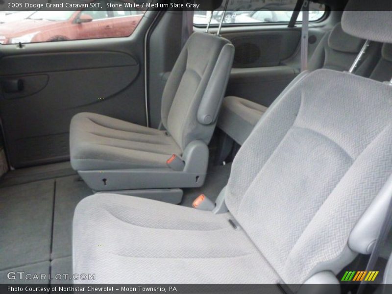Stone White / Medium Slate Gray 2005 Dodge Grand Caravan SXT