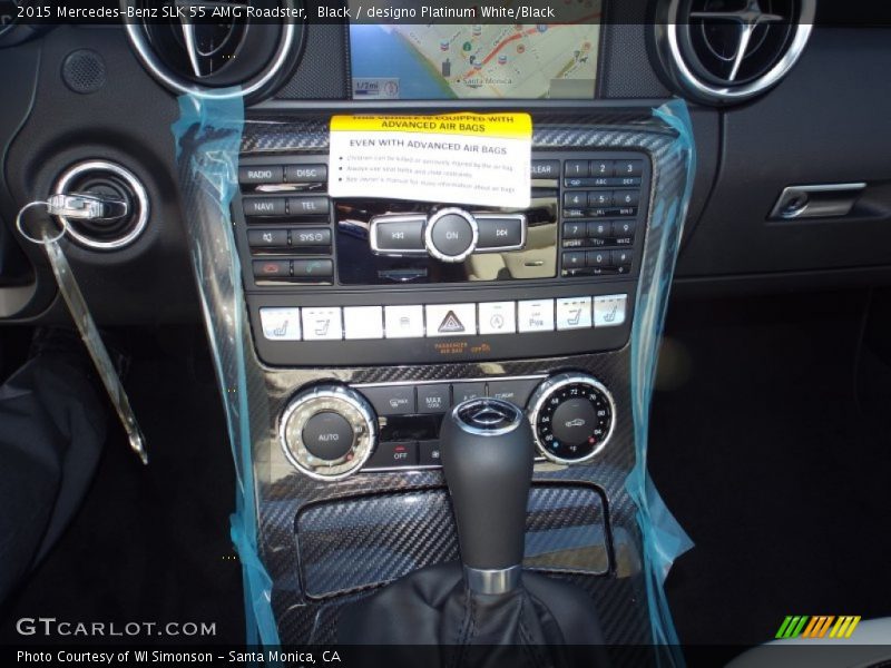 Controls of 2015 SLK 55 AMG Roadster