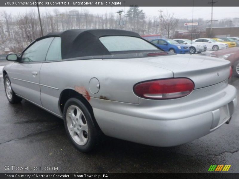 Bright Silver Metallic / Agate 2000 Chrysler Sebring JXi Convertible