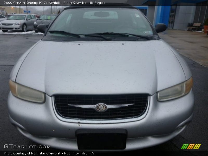 Bright Silver Metallic / Agate 2000 Chrysler Sebring JXi Convertible
