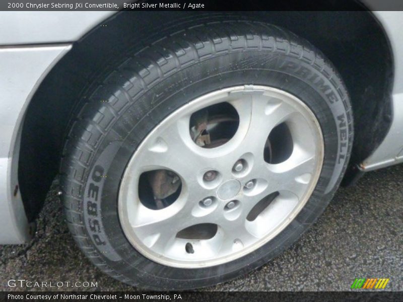 Bright Silver Metallic / Agate 2000 Chrysler Sebring JXi Convertible