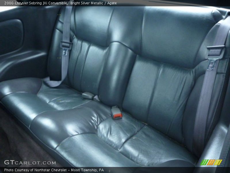 Bright Silver Metallic / Agate 2000 Chrysler Sebring JXi Convertible