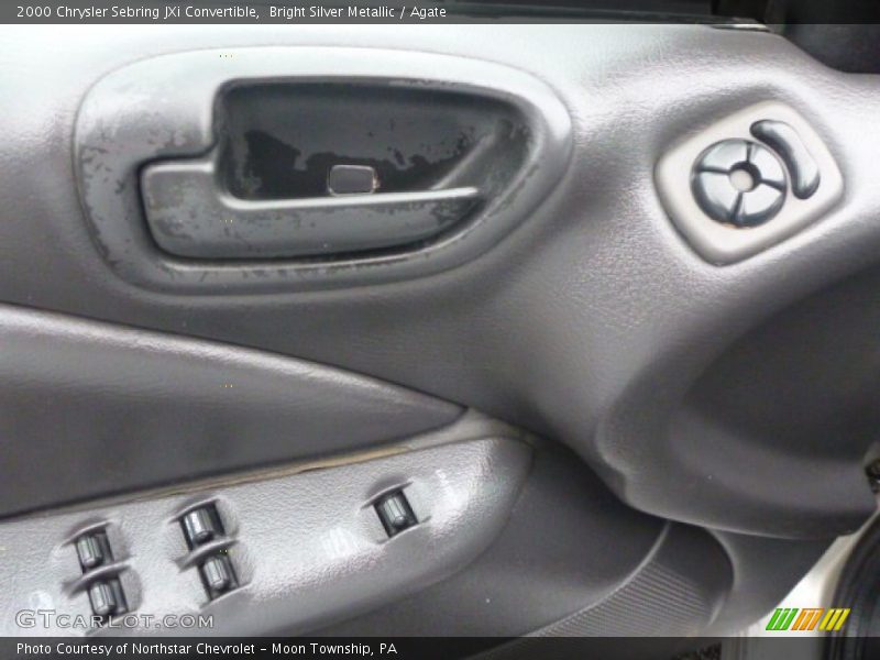 Bright Silver Metallic / Agate 2000 Chrysler Sebring JXi Convertible