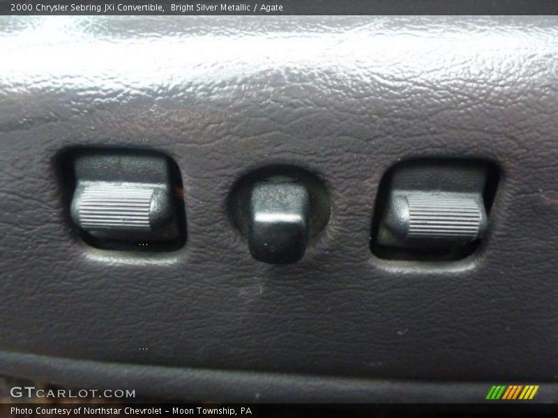 Bright Silver Metallic / Agate 2000 Chrysler Sebring JXi Convertible