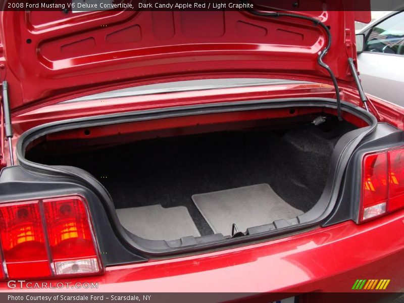 Dark Candy Apple Red / Light Graphite 2008 Ford Mustang V6 Deluxe Convertible