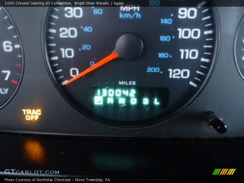 Bright Silver Metallic / Agate 2000 Chrysler Sebring JXi Convertible