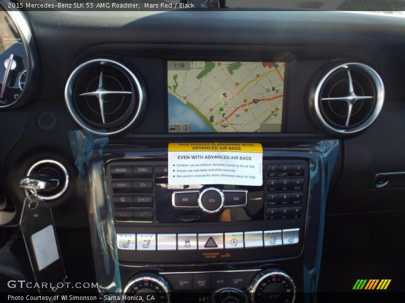 Controls of 2015 SLK 55 AMG Roadster