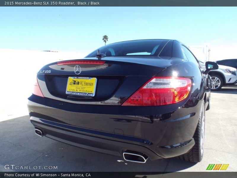 Black / Black 2015 Mercedes-Benz SLK 350 Roadster