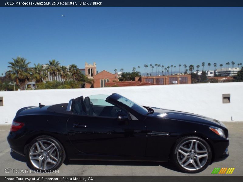 Black / Black 2015 Mercedes-Benz SLK 250 Roadster
