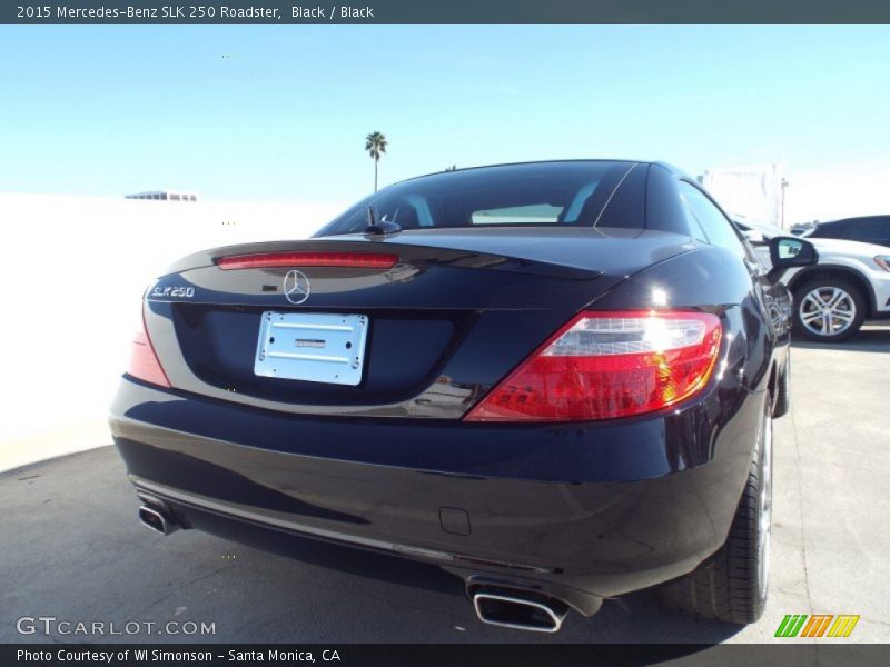 Black / Black 2015 Mercedes-Benz SLK 250 Roadster