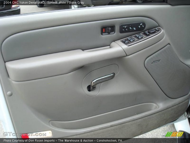 Summit White / Stone Gray 2004 GMC Yukon Denali AWD