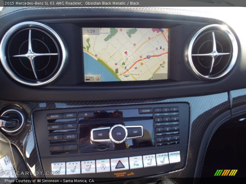 Navigation of 2015 SL 63 AMG Roadster