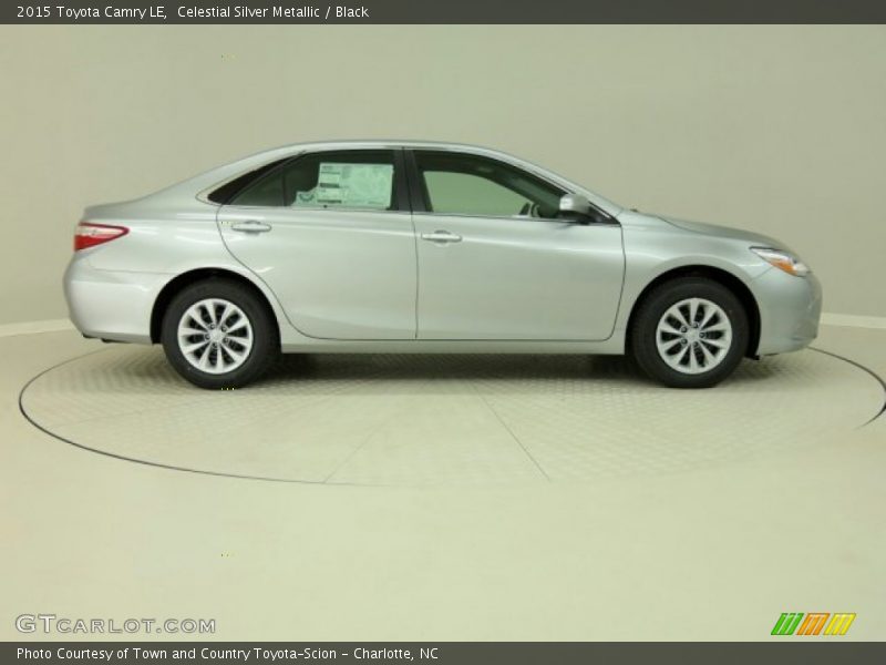 Celestial Silver Metallic / Black 2015 Toyota Camry LE