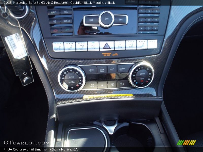 Controls of 2015 SL 63 AMG Roadster