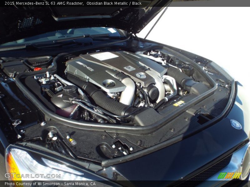  2015 SL 63 AMG Roadster Engine - 5.5 Liter AMG biturbo DOHC 32-Valve V8