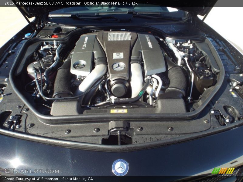  2015 SL 63 AMG Roadster Engine - 5.5 Liter AMG biturbo DOHC 32-Valve V8