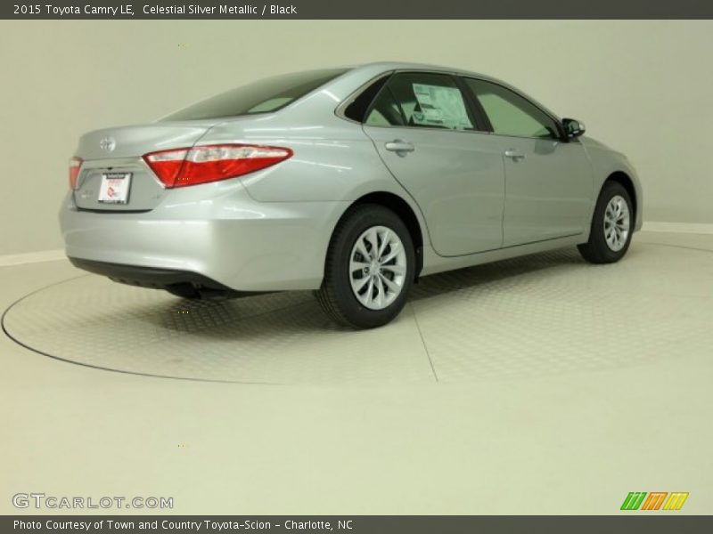 Celestial Silver Metallic / Black 2015 Toyota Camry LE