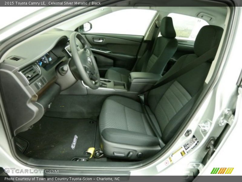 Celestial Silver Metallic / Black 2015 Toyota Camry LE