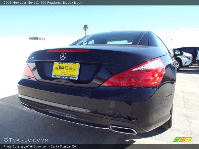 Black / Black 2015 Mercedes-Benz SL 400 Roadster