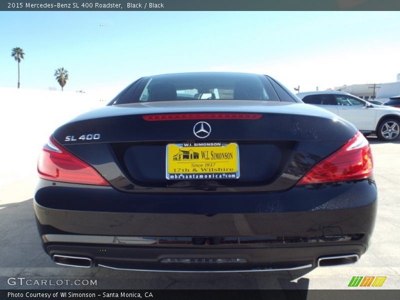 Black / Black 2015 Mercedes-Benz SL 400 Roadster