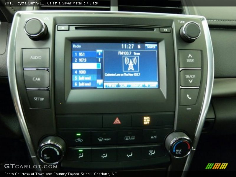 Celestial Silver Metallic / Black 2015 Toyota Camry LE