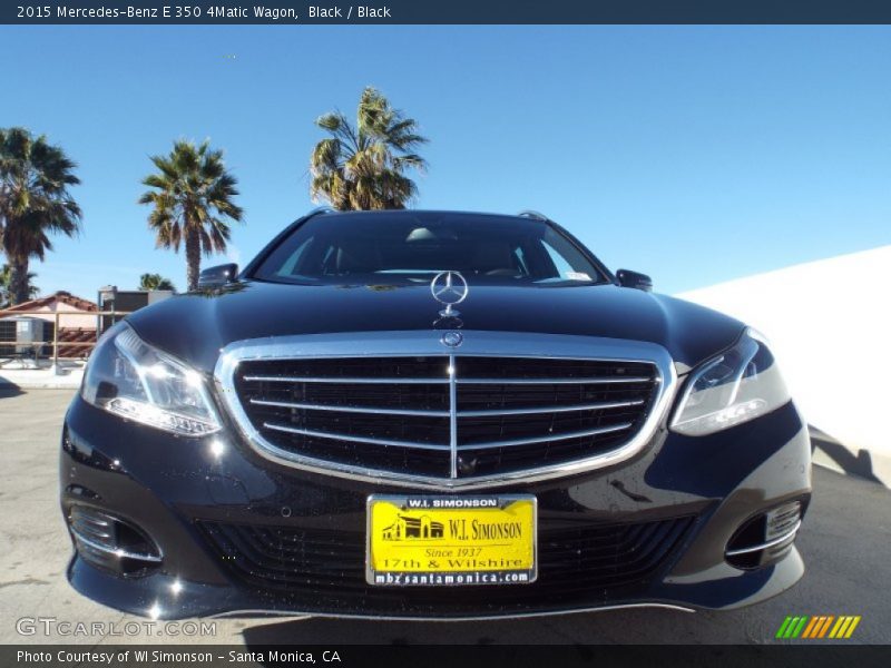 Black / Black 2015 Mercedes-Benz E 350 4Matic Wagon