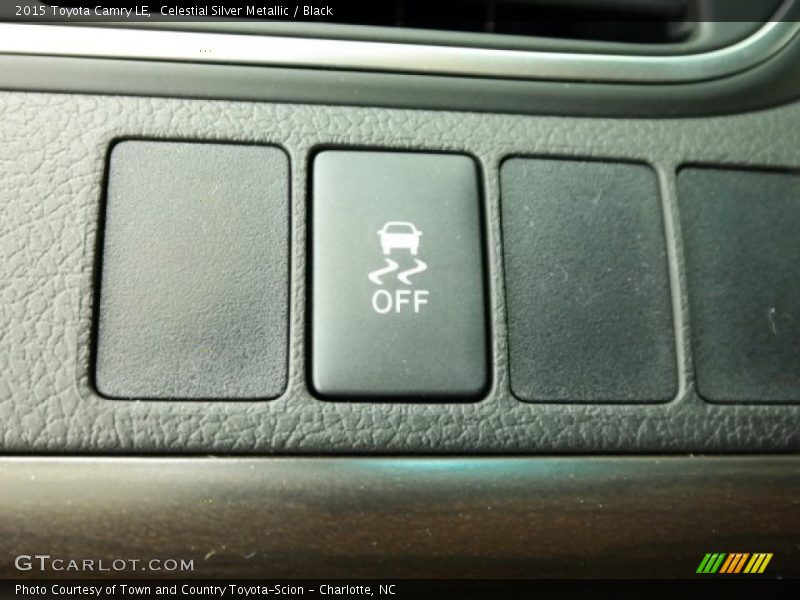 Celestial Silver Metallic / Black 2015 Toyota Camry LE