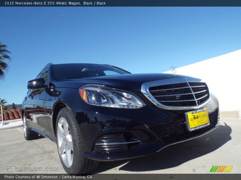 Black / Black 2015 Mercedes-Benz E 350 4Matic Wagon