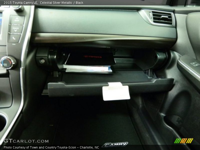 Celestial Silver Metallic / Black 2015 Toyota Camry LE