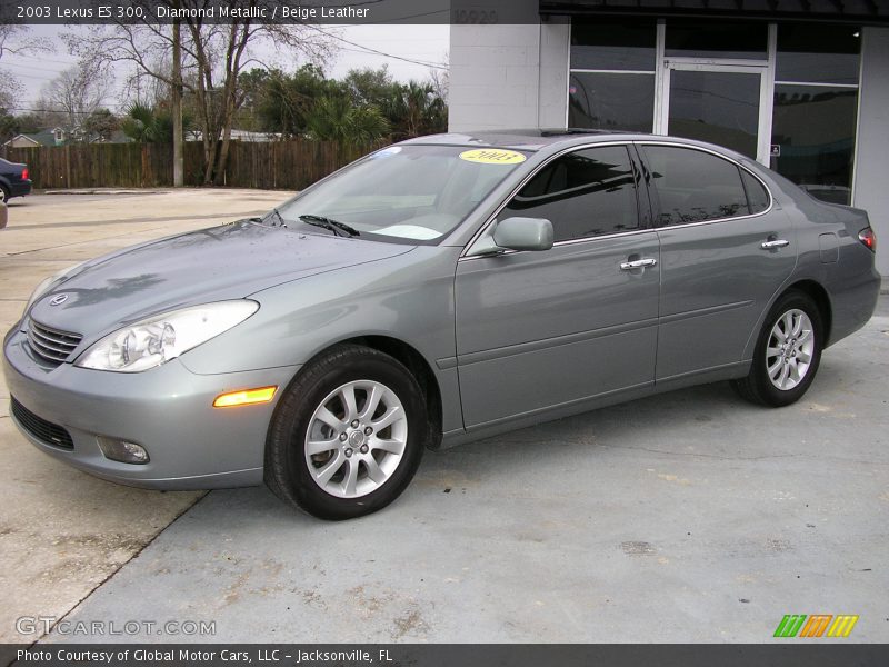 Diamond Metallic / Beige Leather 2003 Lexus ES 300