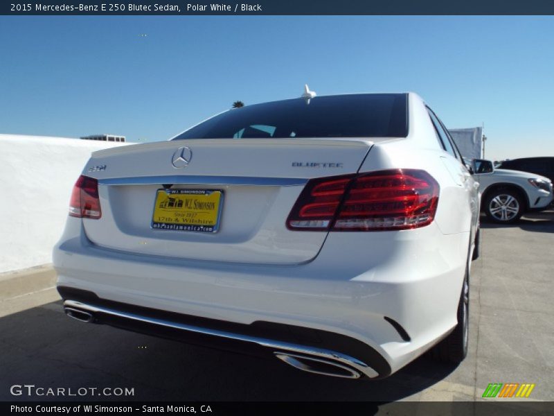 Polar White / Black 2015 Mercedes-Benz E 250 Blutec Sedan