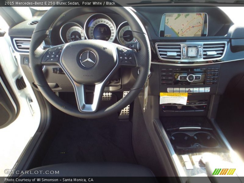 Polar White / Black 2015 Mercedes-Benz E 250 Blutec Sedan