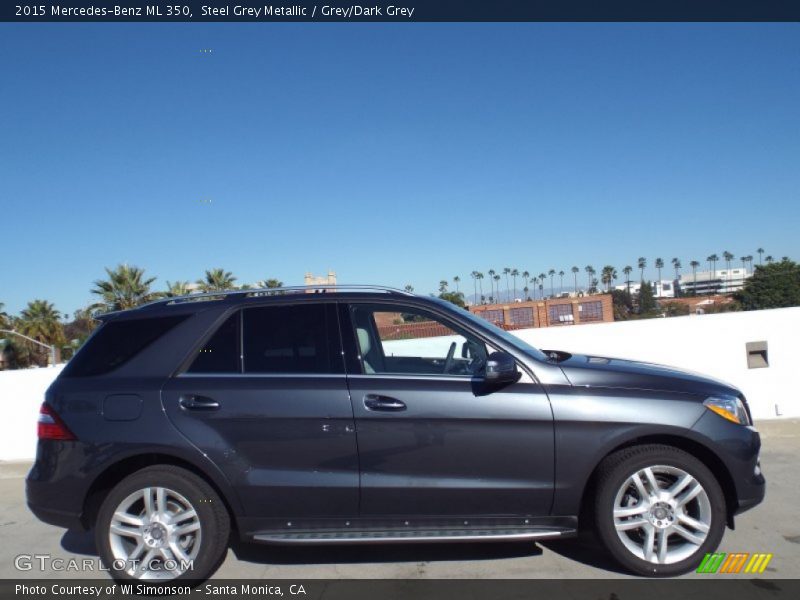 Steel Grey Metallic / Grey/Dark Grey 2015 Mercedes-Benz ML 350