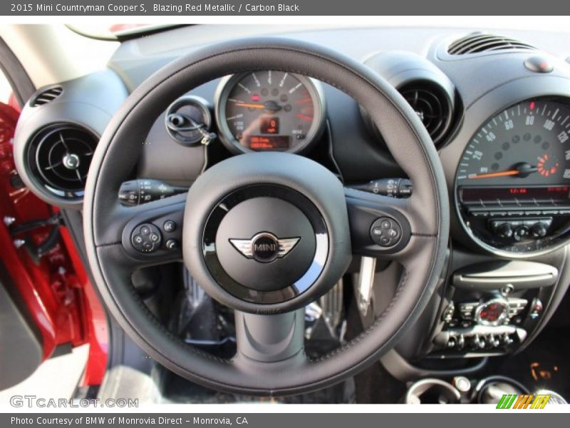 Blazing Red Metallic / Carbon Black 2015 Mini Countryman Cooper S