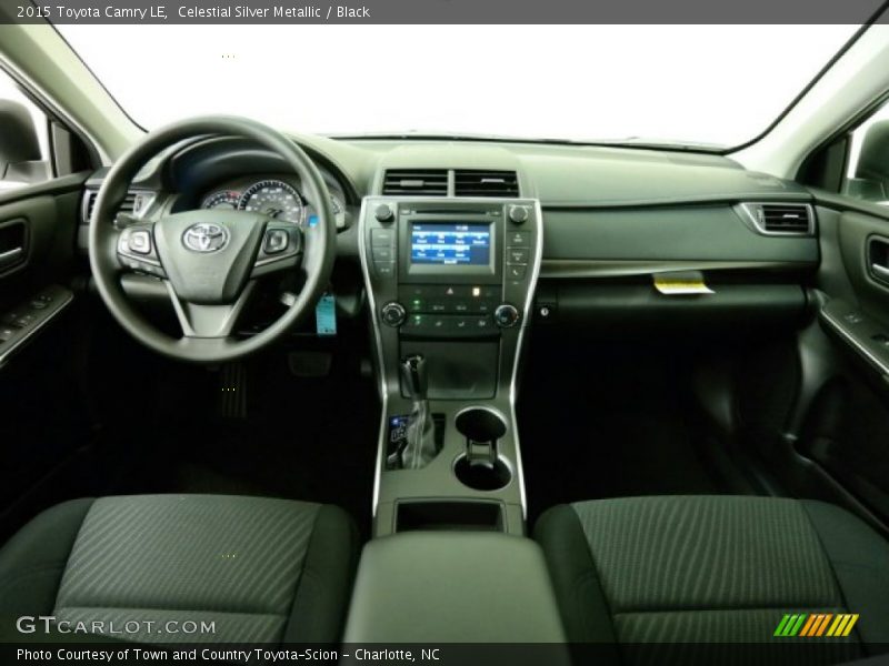 Celestial Silver Metallic / Black 2015 Toyota Camry LE