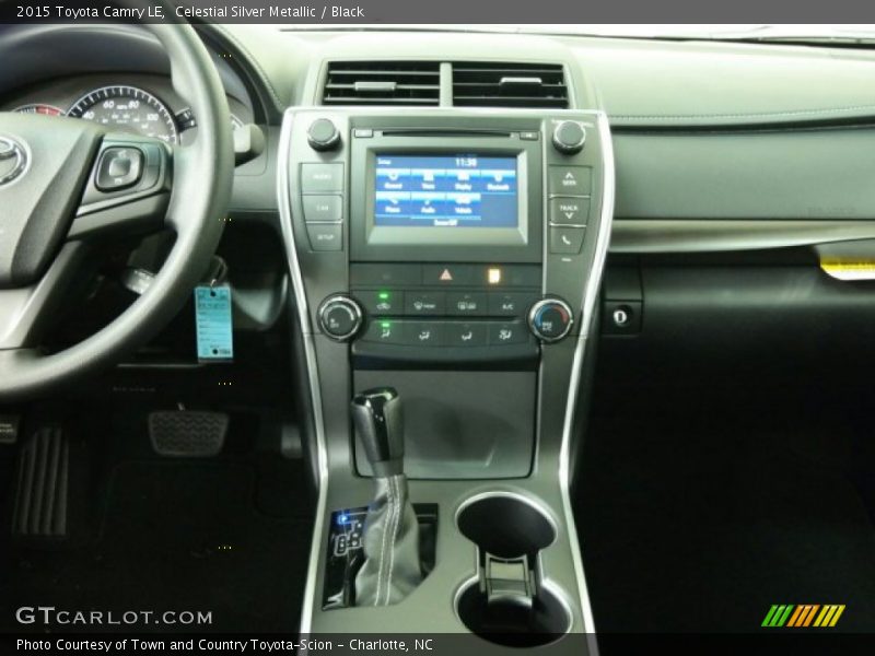 Celestial Silver Metallic / Black 2015 Toyota Camry LE